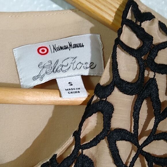 Neiman Marcus/Lela Rose Target Guipure Lace Top Sm - Picture 5 of 5